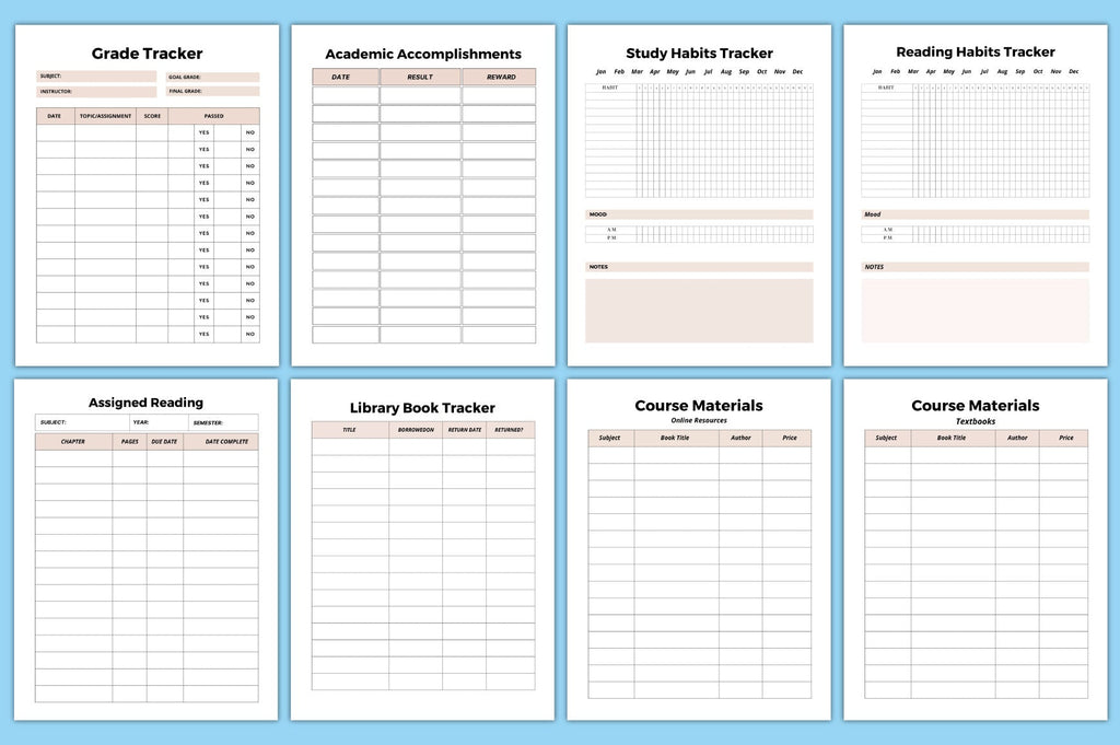 Nursing Student Planner