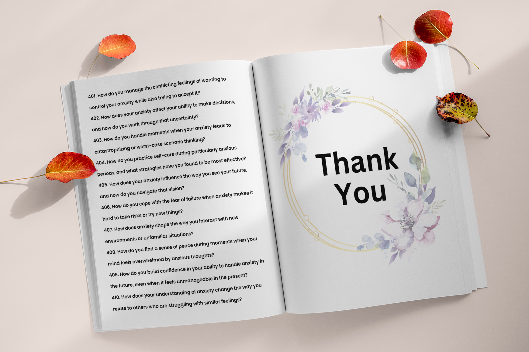 Overcoming Anxiety Writing Prompts