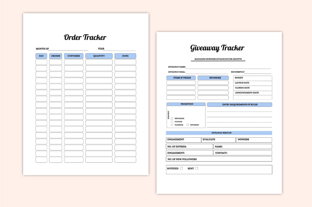 Online Store Management Planner
