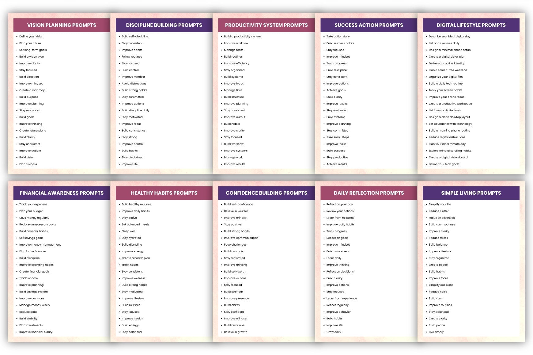 1000+ Modern Prompts