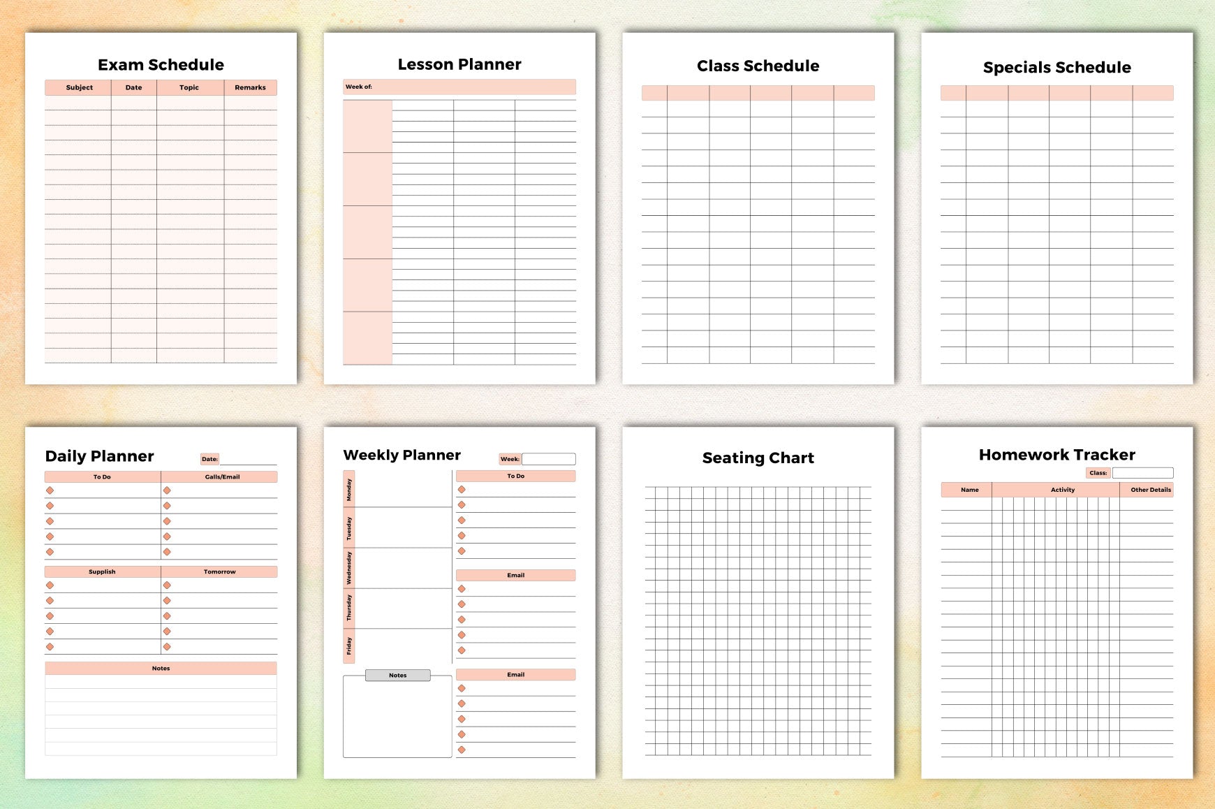 Teacher Planner