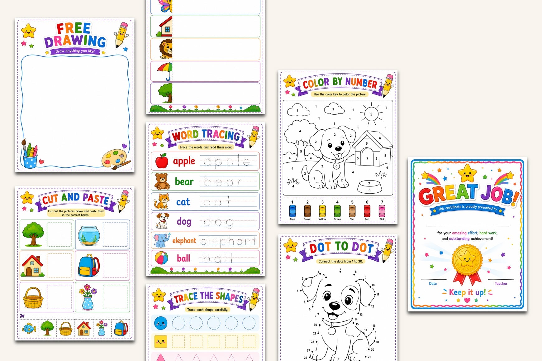 Smart Kids Activity Book