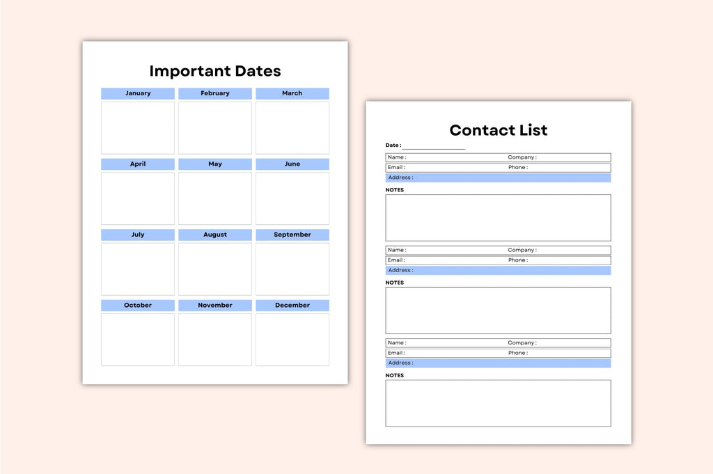 Complete Home Planning Binder Planner