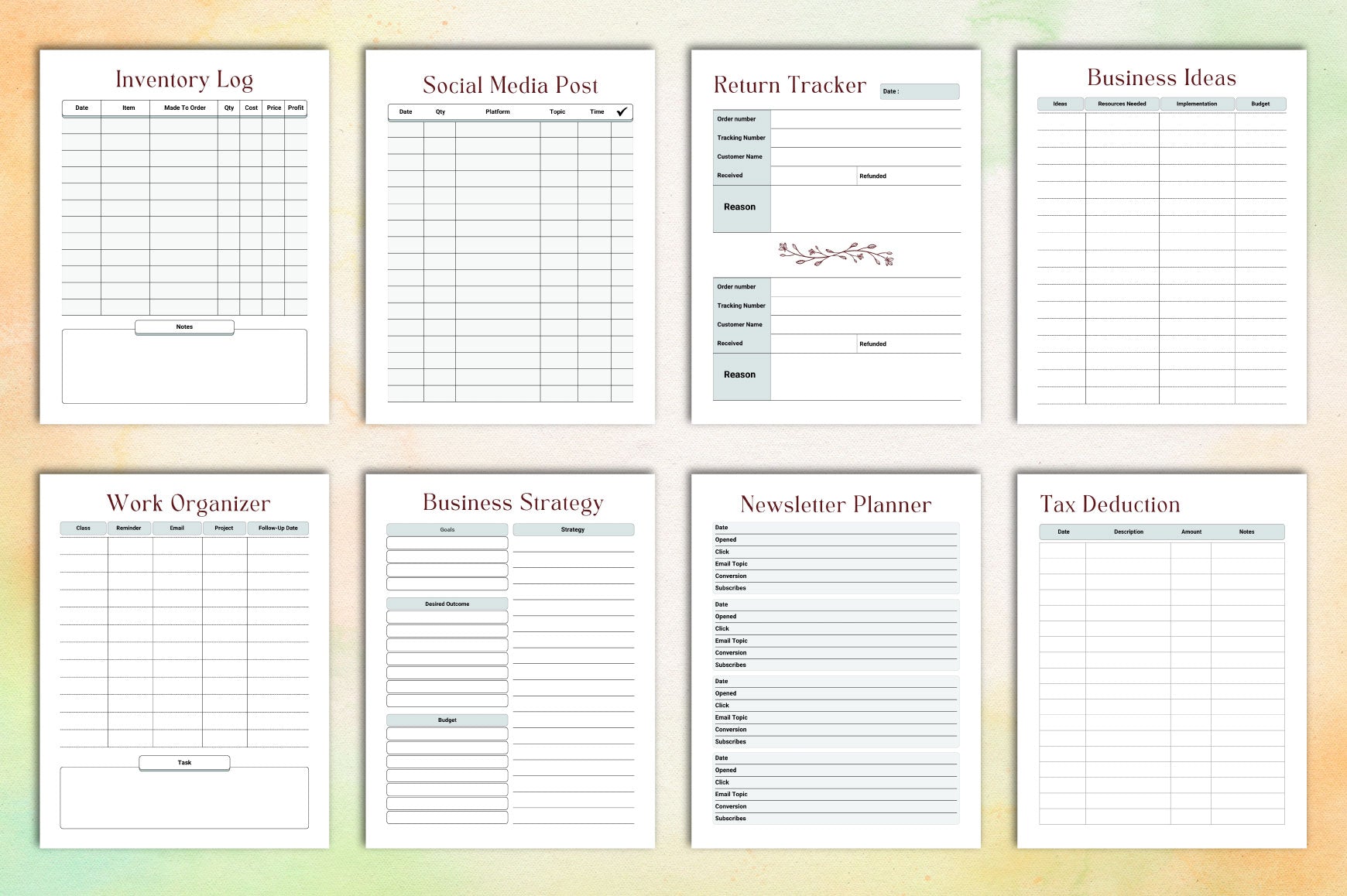 Girl Boss Planner