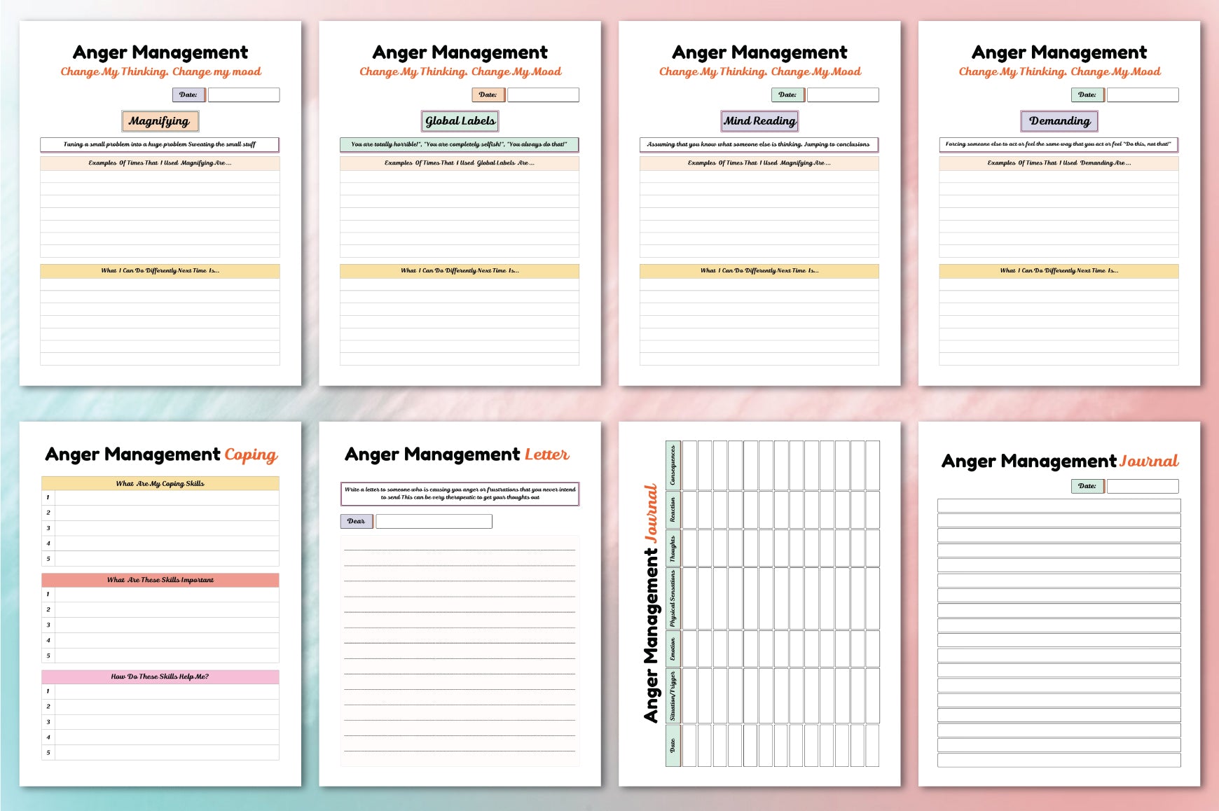 Anger Management Journal
