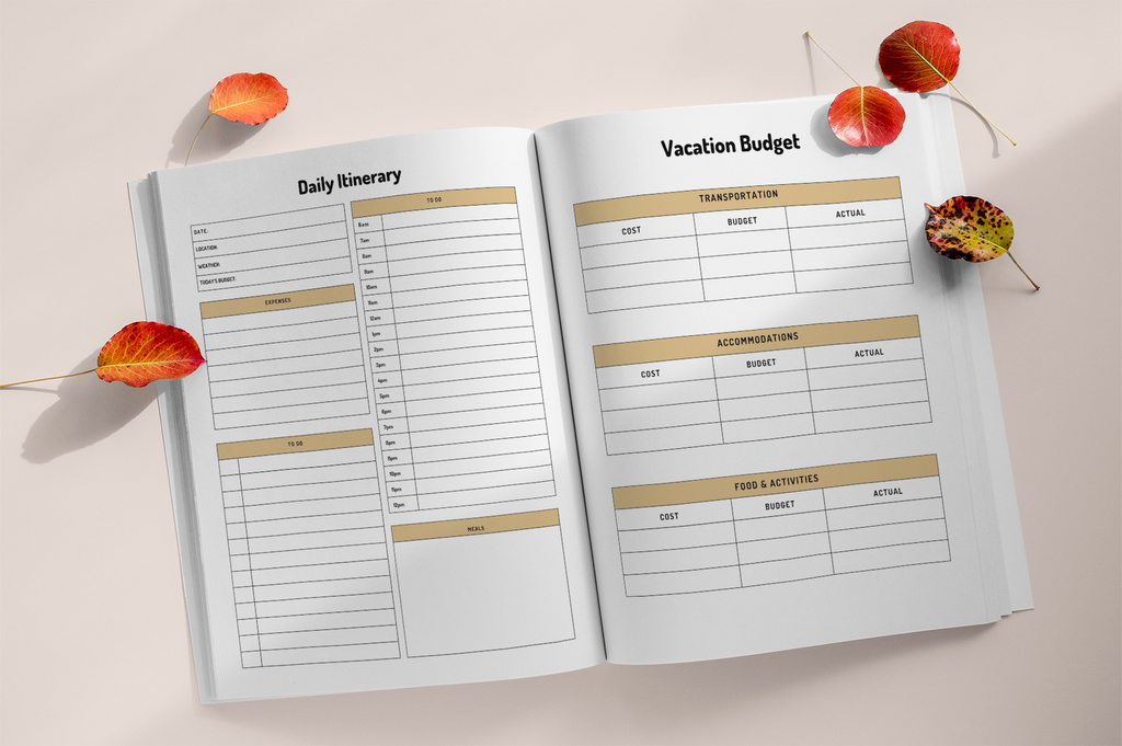 Vacation Planning Packing Planner