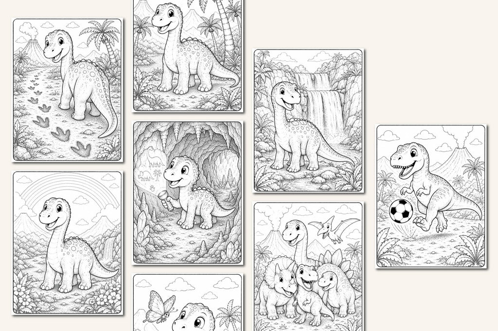 Dinosaur Coloring Adventure