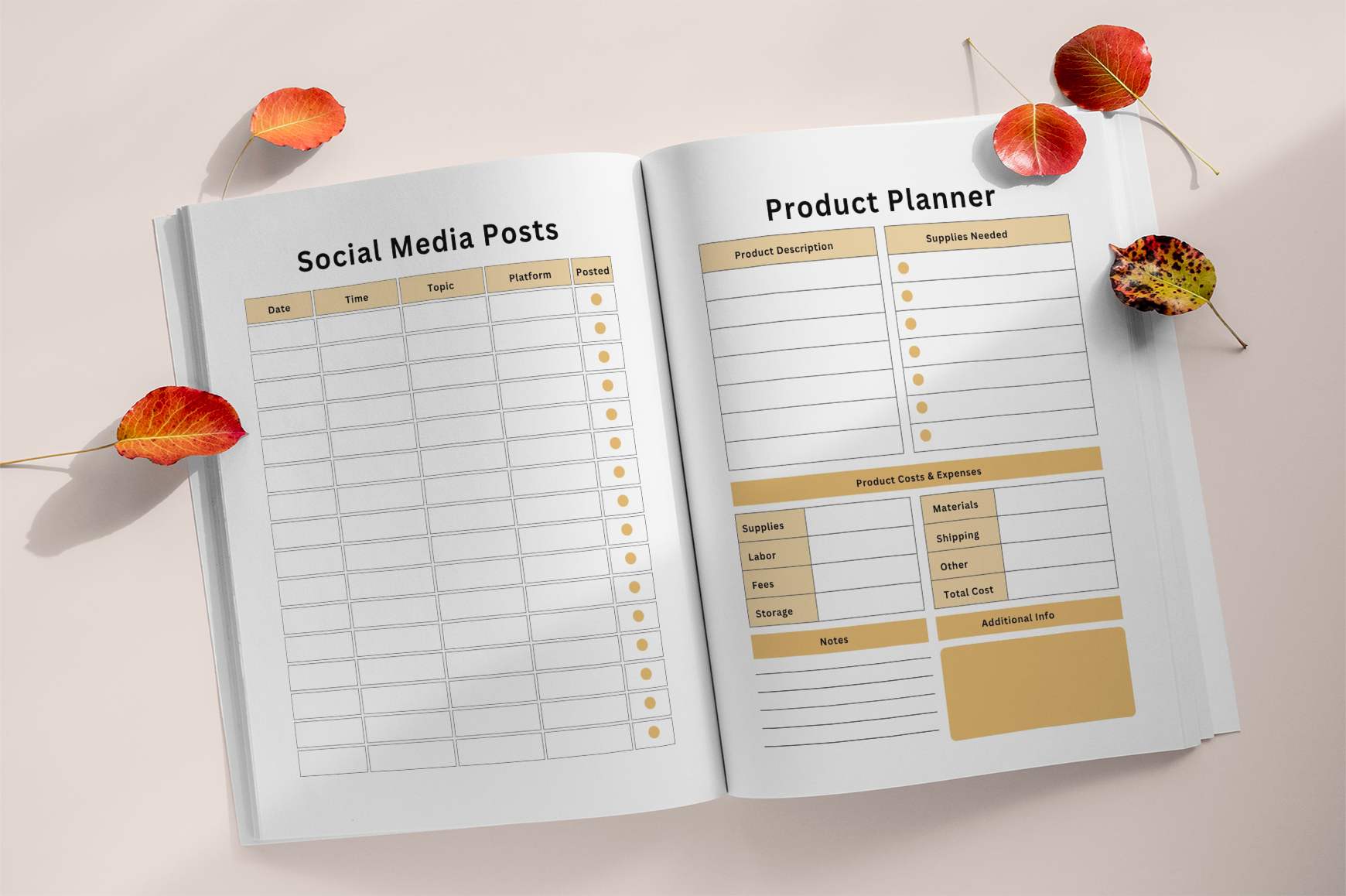 Candle Maker Business Planner