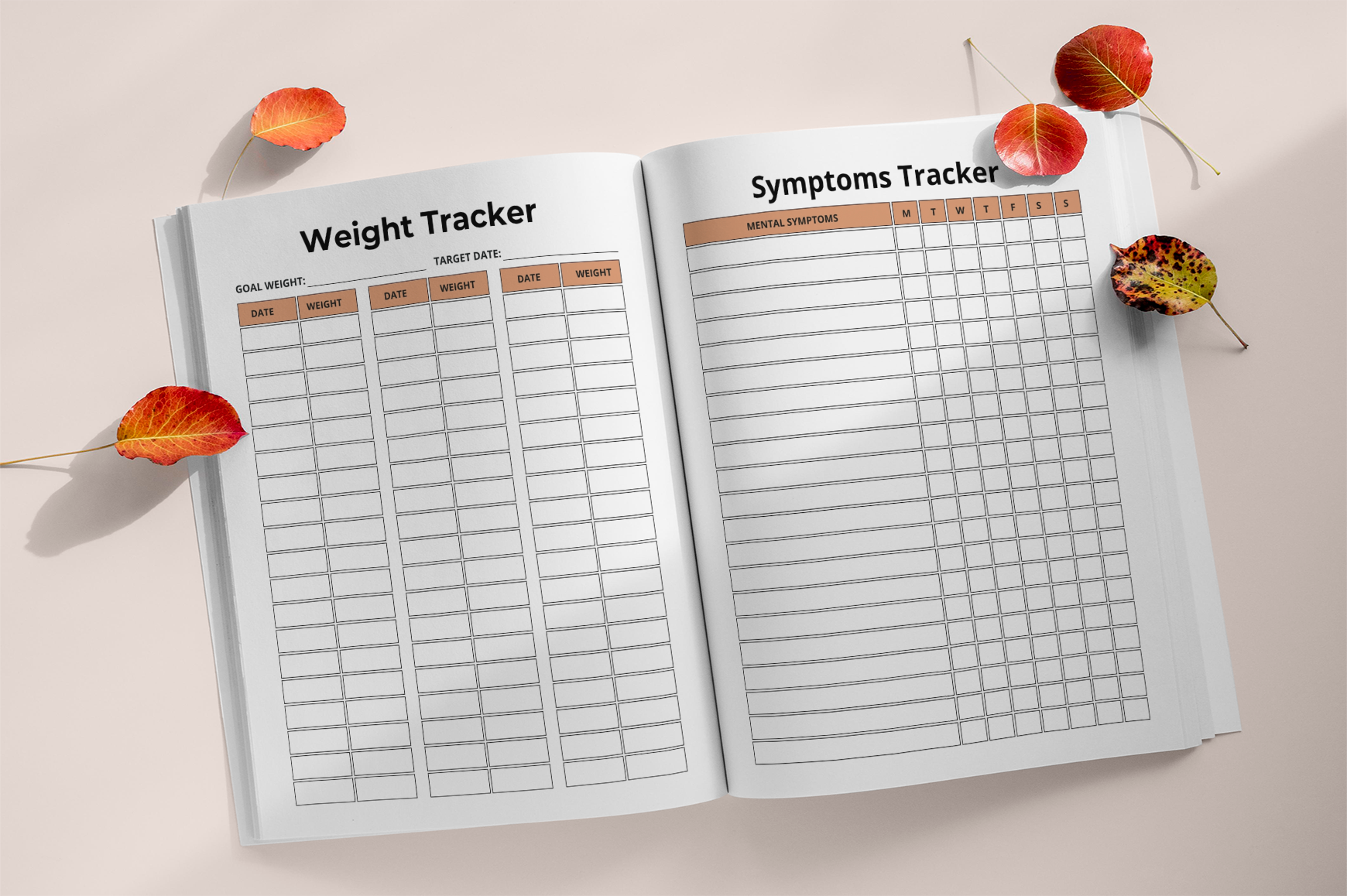 Healthy Eating Wellness Food Journal