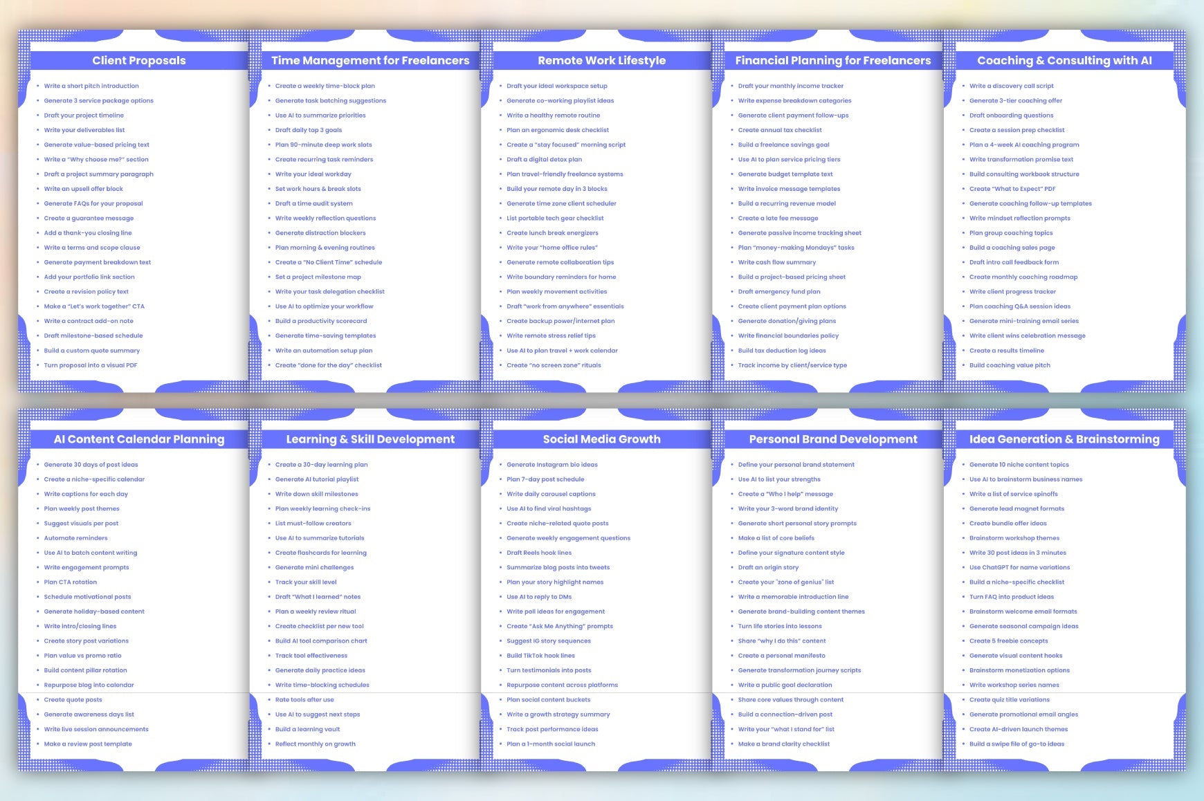 AI Freelancer Toolkit Prompts