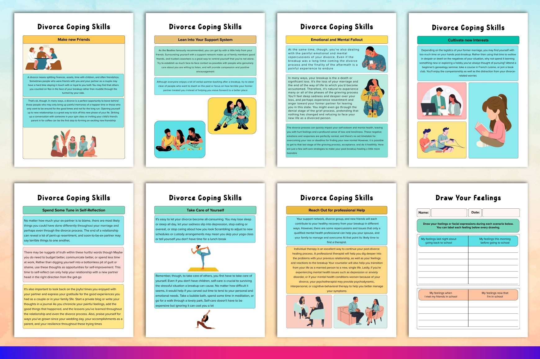 Coping With Divorce: Planner for Kids and Adults