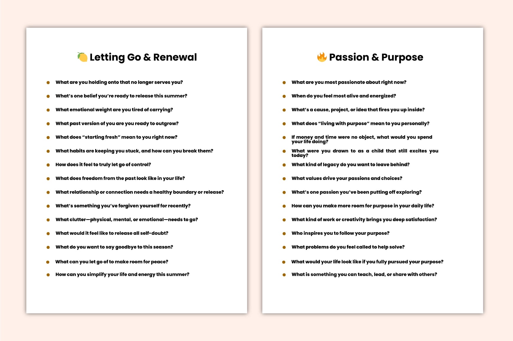 Summer Mindfulness Prompts