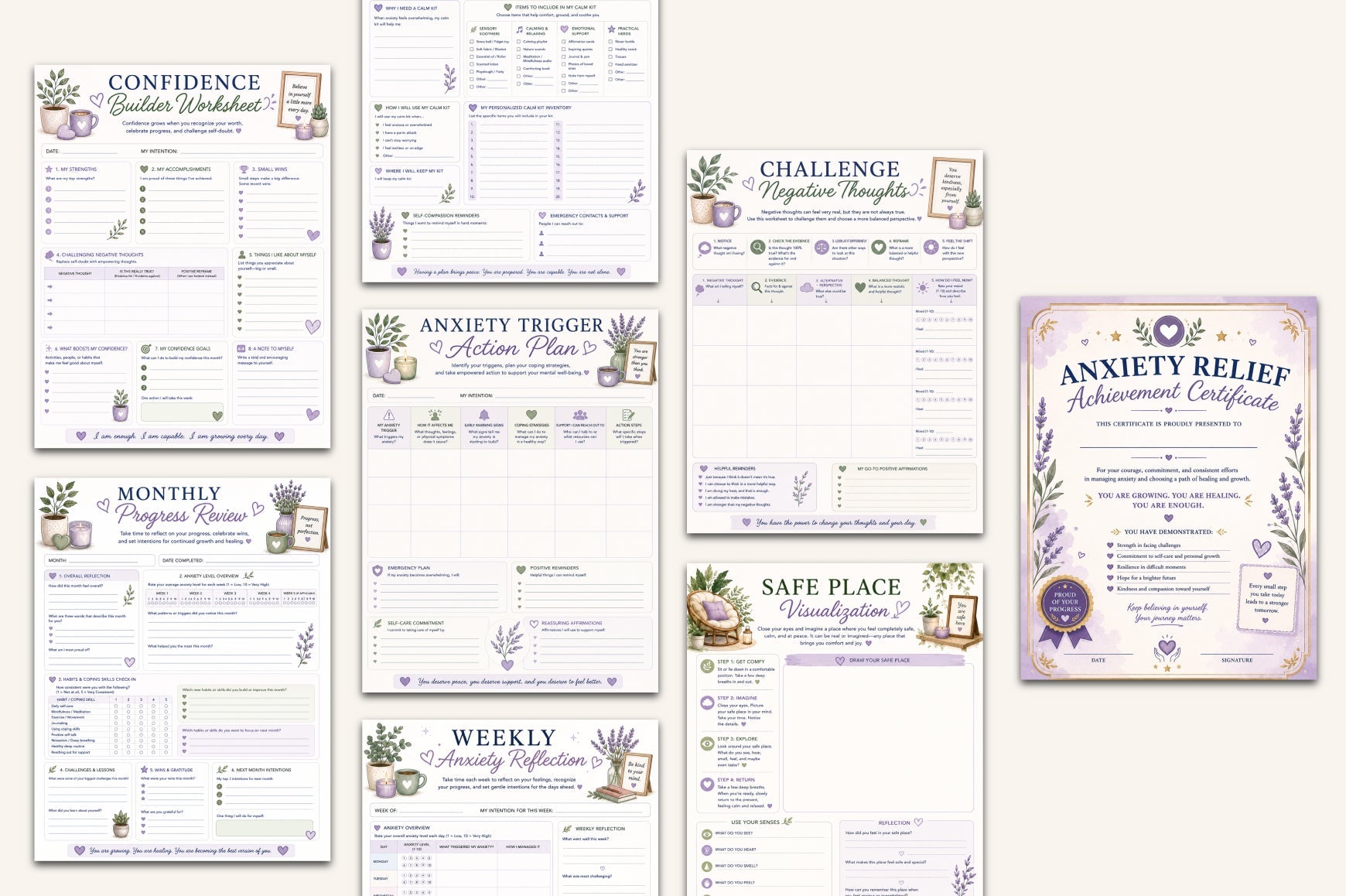 Anxiety Relief Activity Journal