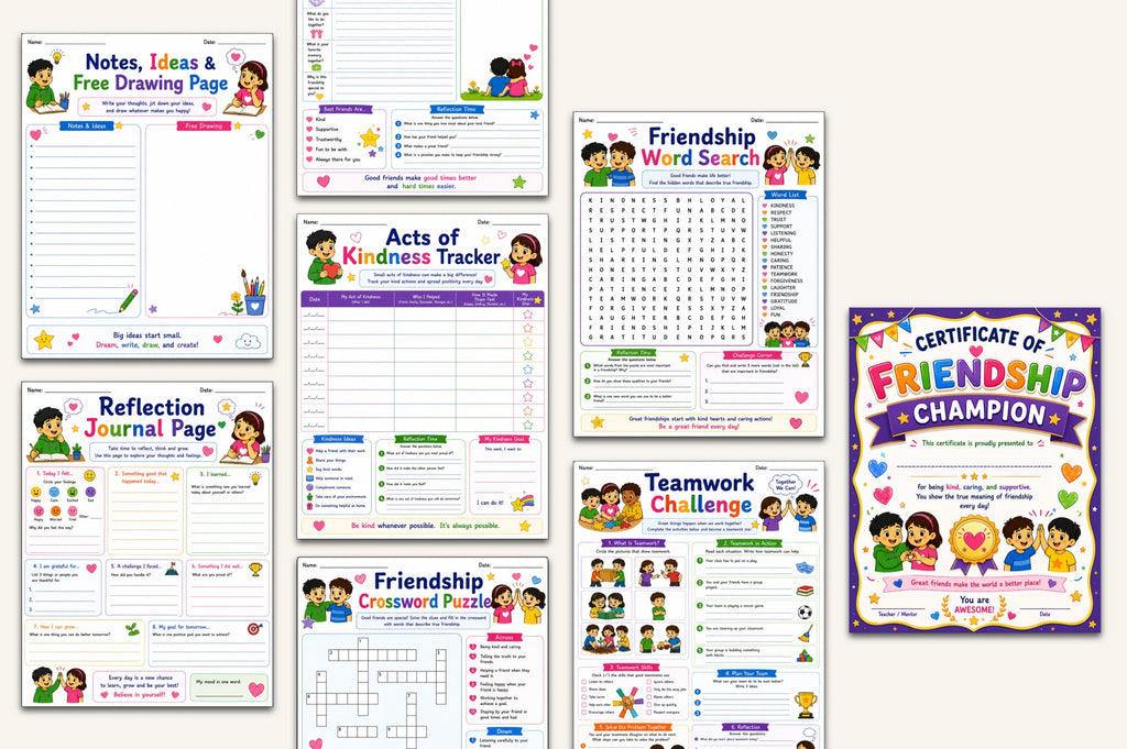 Friendship Relationship Skills Workbook