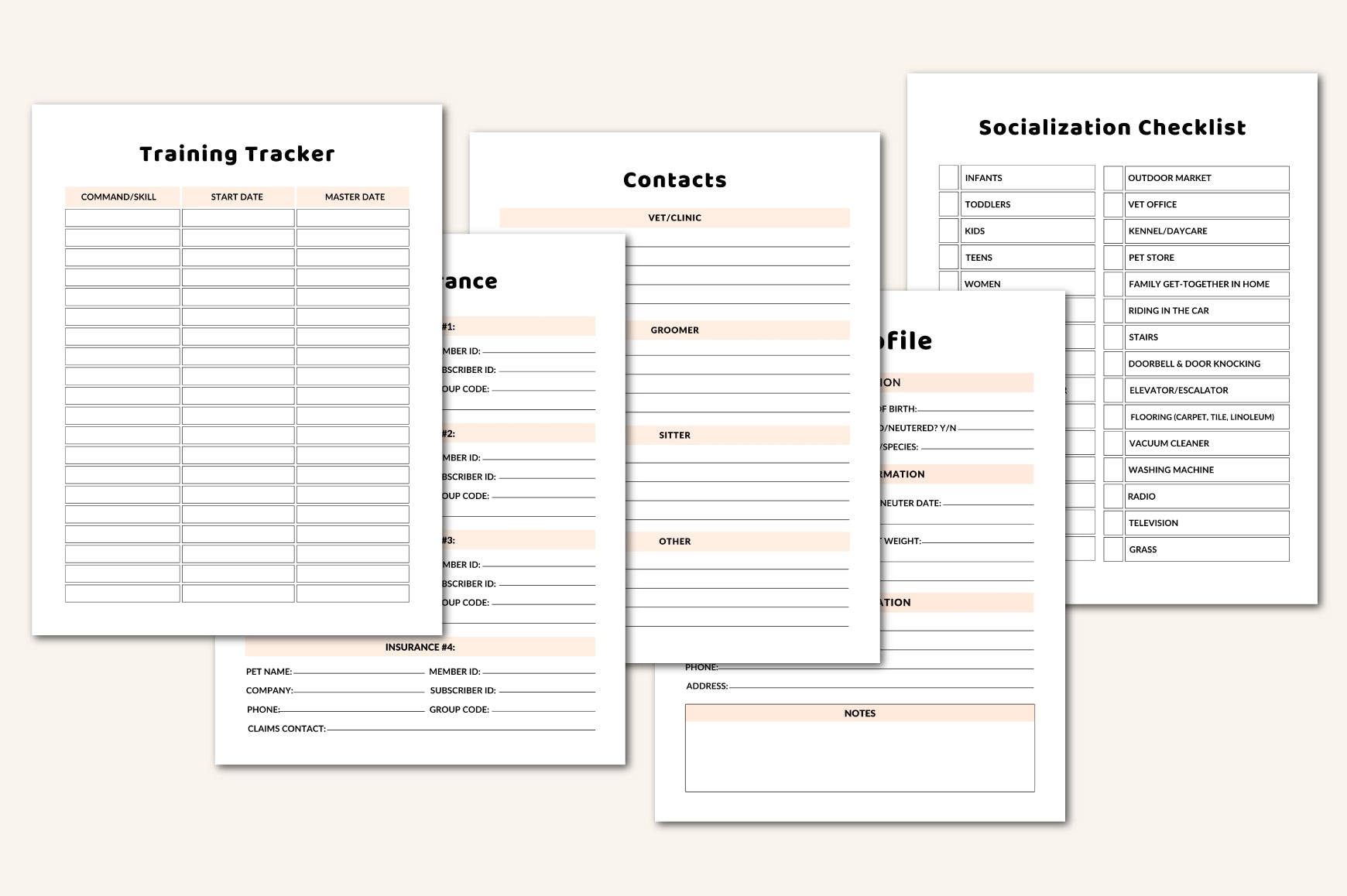 The All In One Puppy Parent Planner