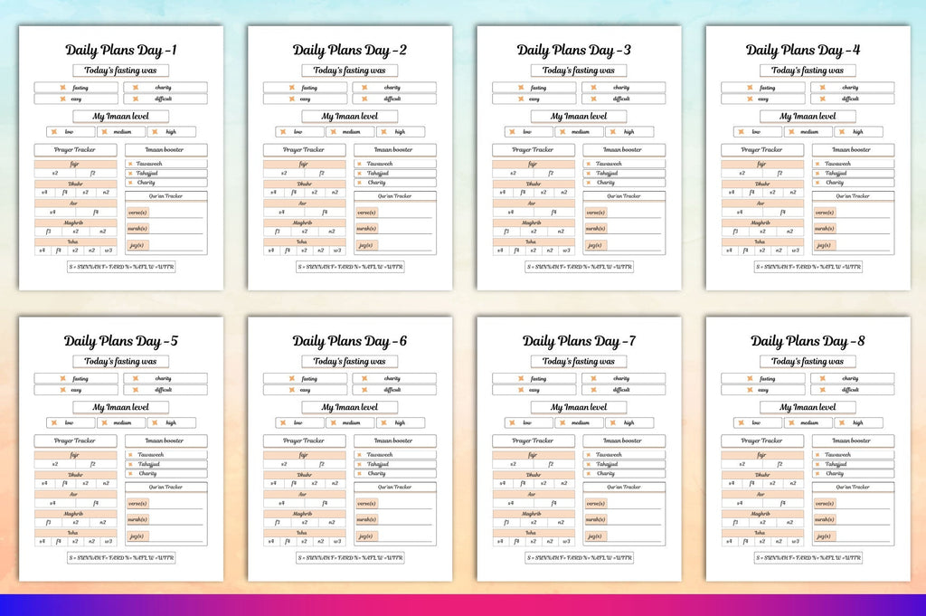 Ramadan Planner
