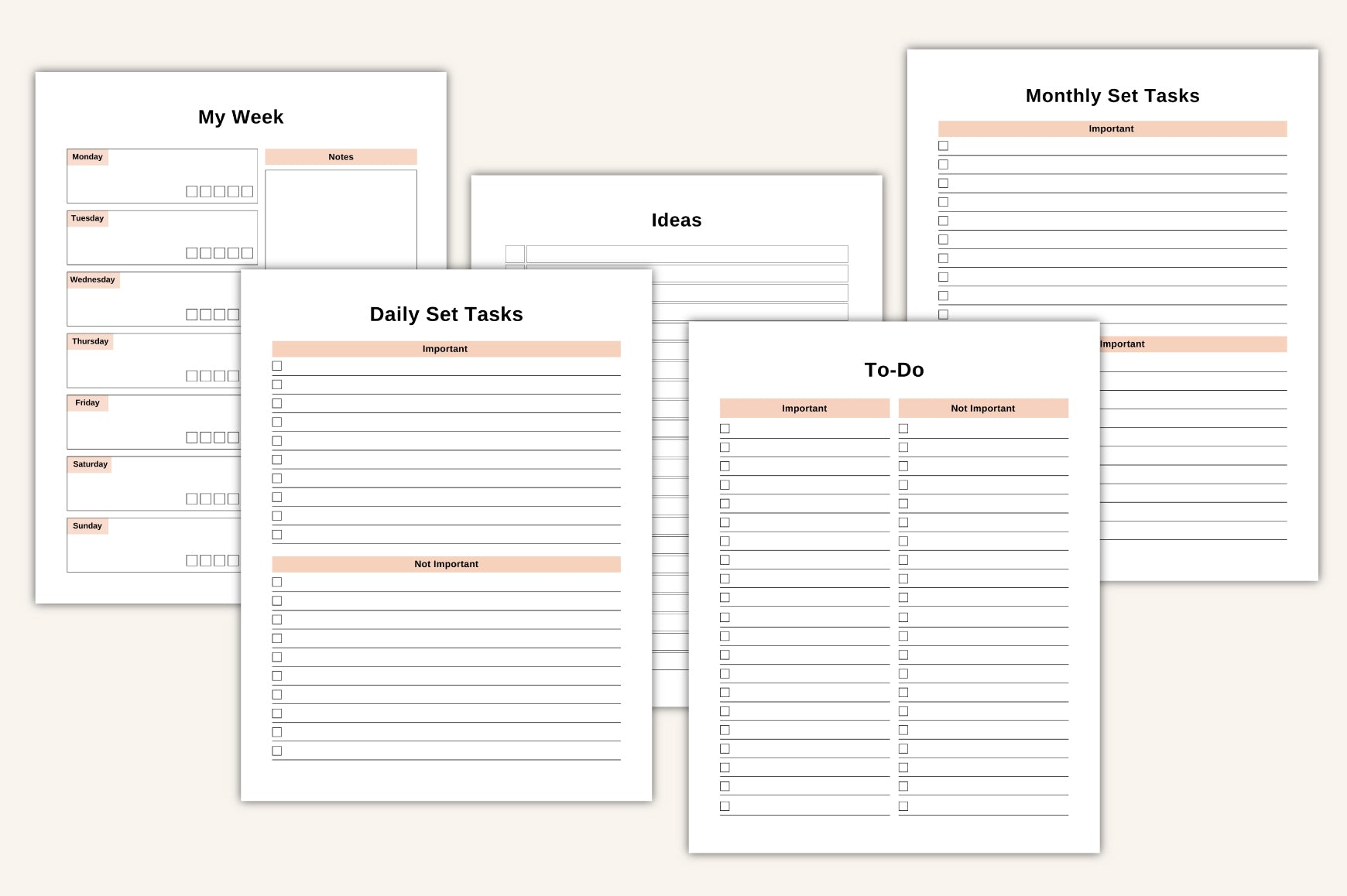 Side Hustle Planner