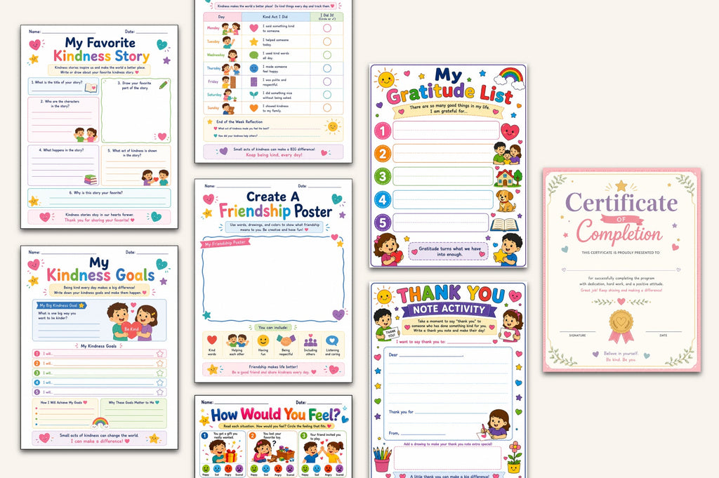 Kindness For Kids Workbook