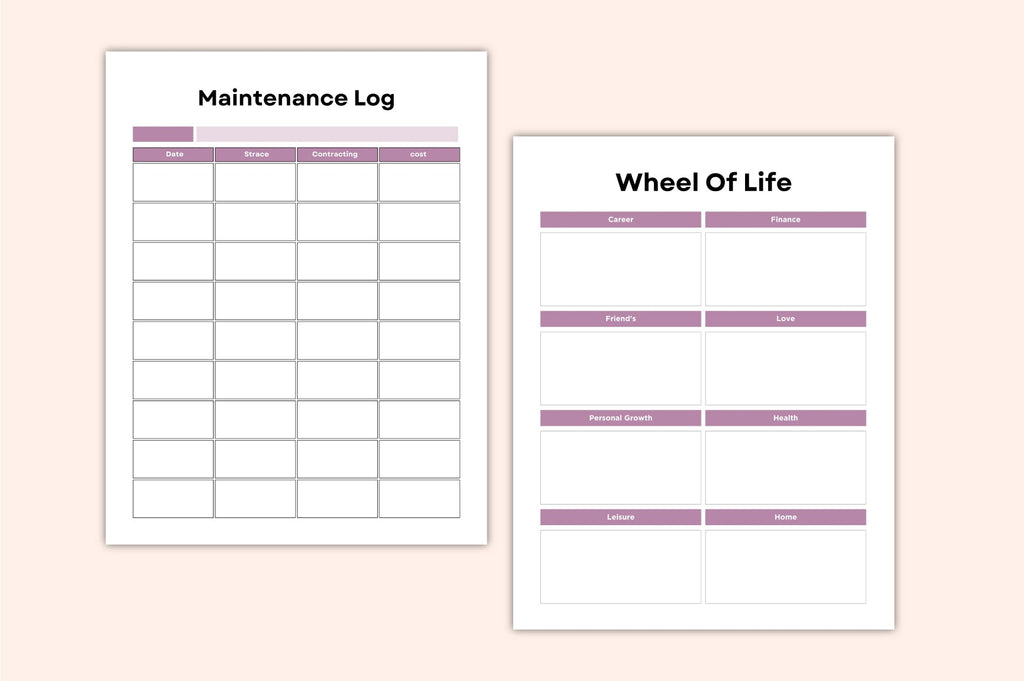Family Home Binder Planner