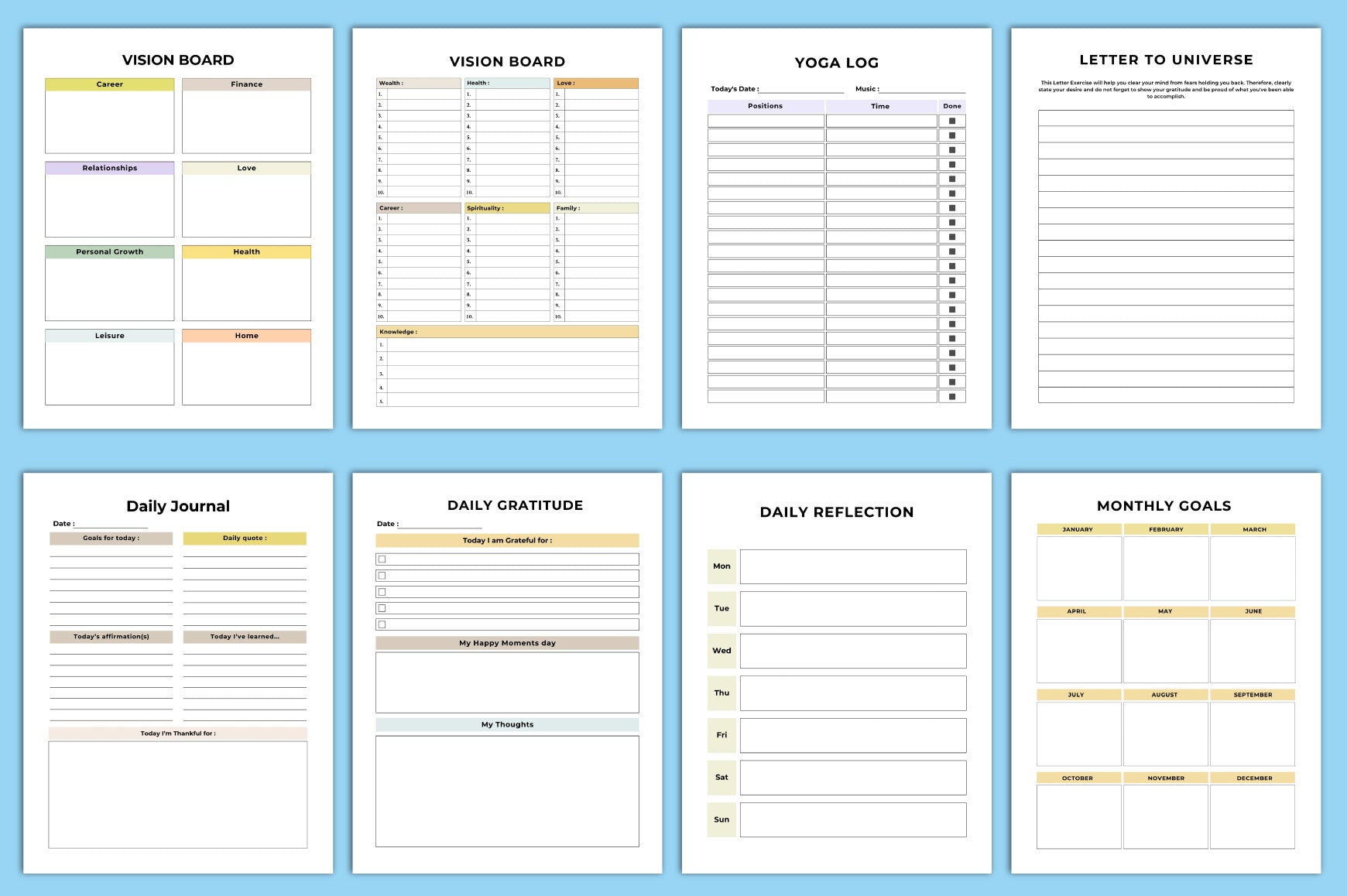 Vision Board Planner