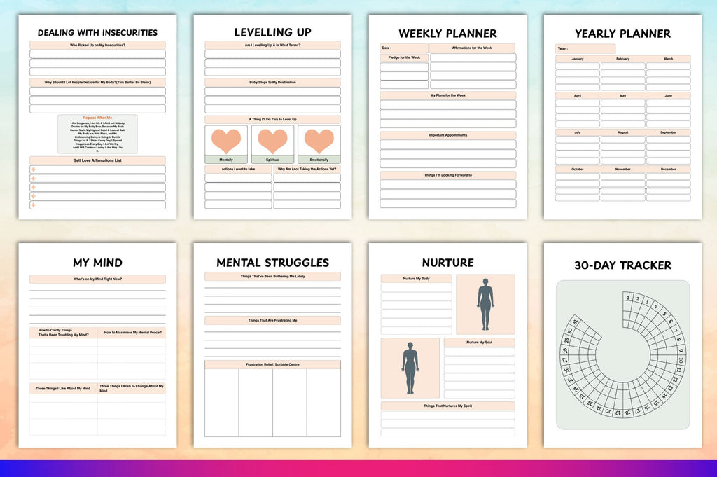 Mindfulness Planner for Daily Focus and Well-being