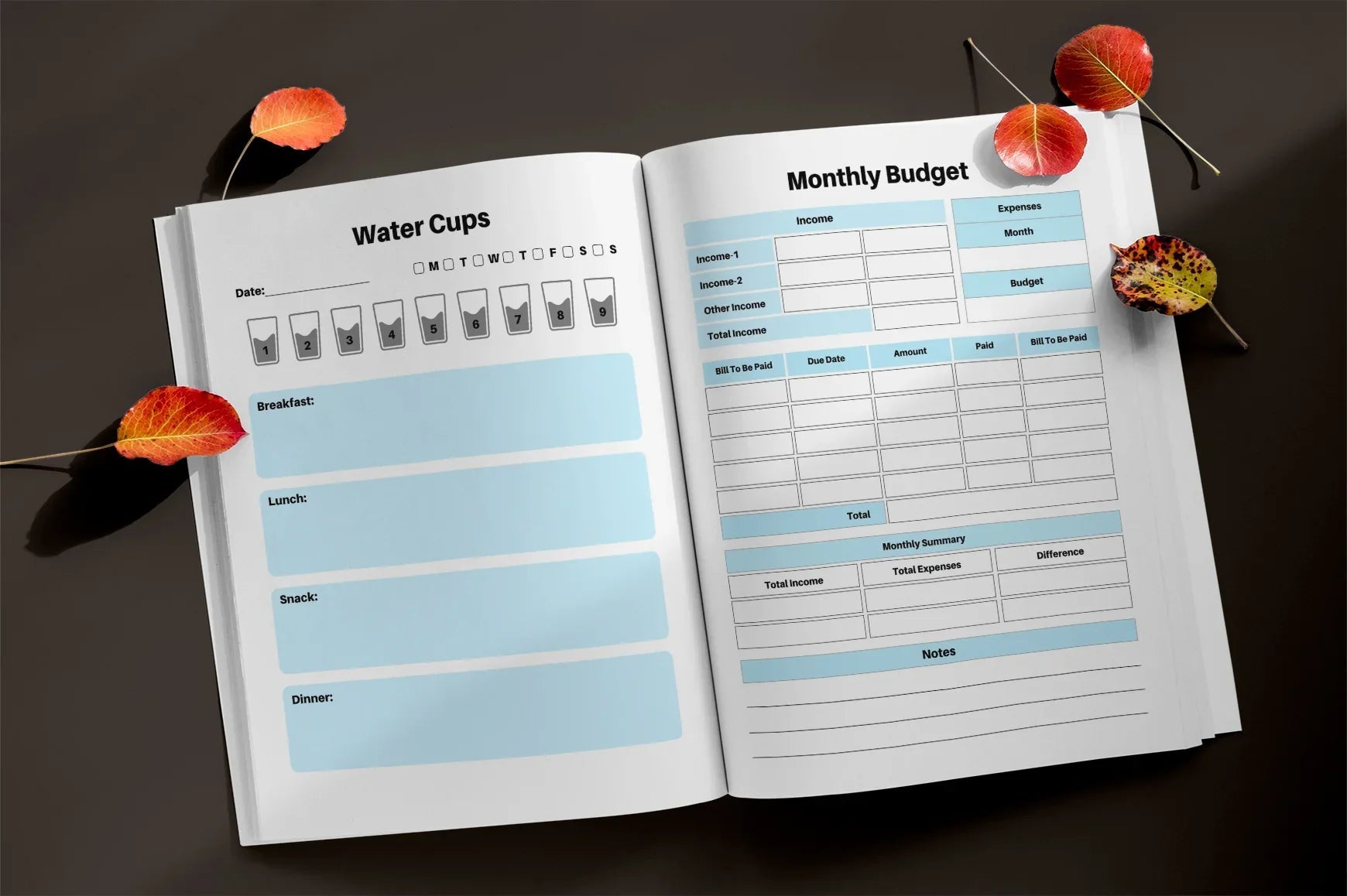 ADHD Planner for Adults Organizational Tool complete printable planner preview