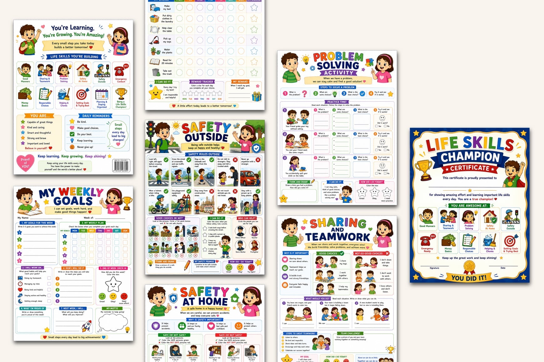 Life Skills For Kids Workbook