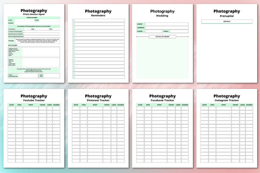 Photography Planner