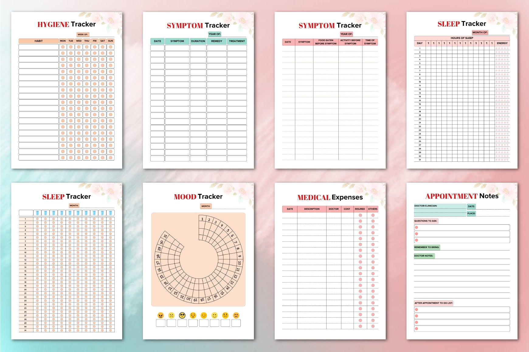 Blood Sugar Planner
