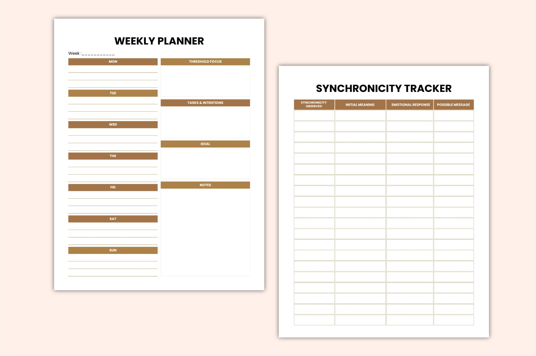 New Beginnings Life Planner