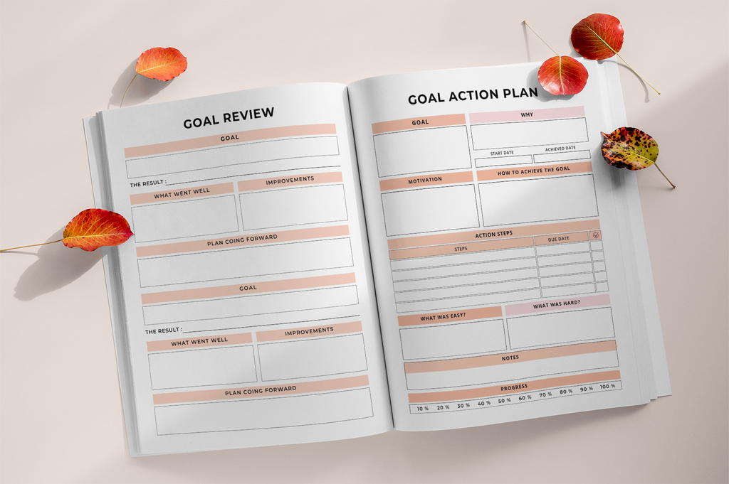 Goal Setting Productivity Motivation Journal