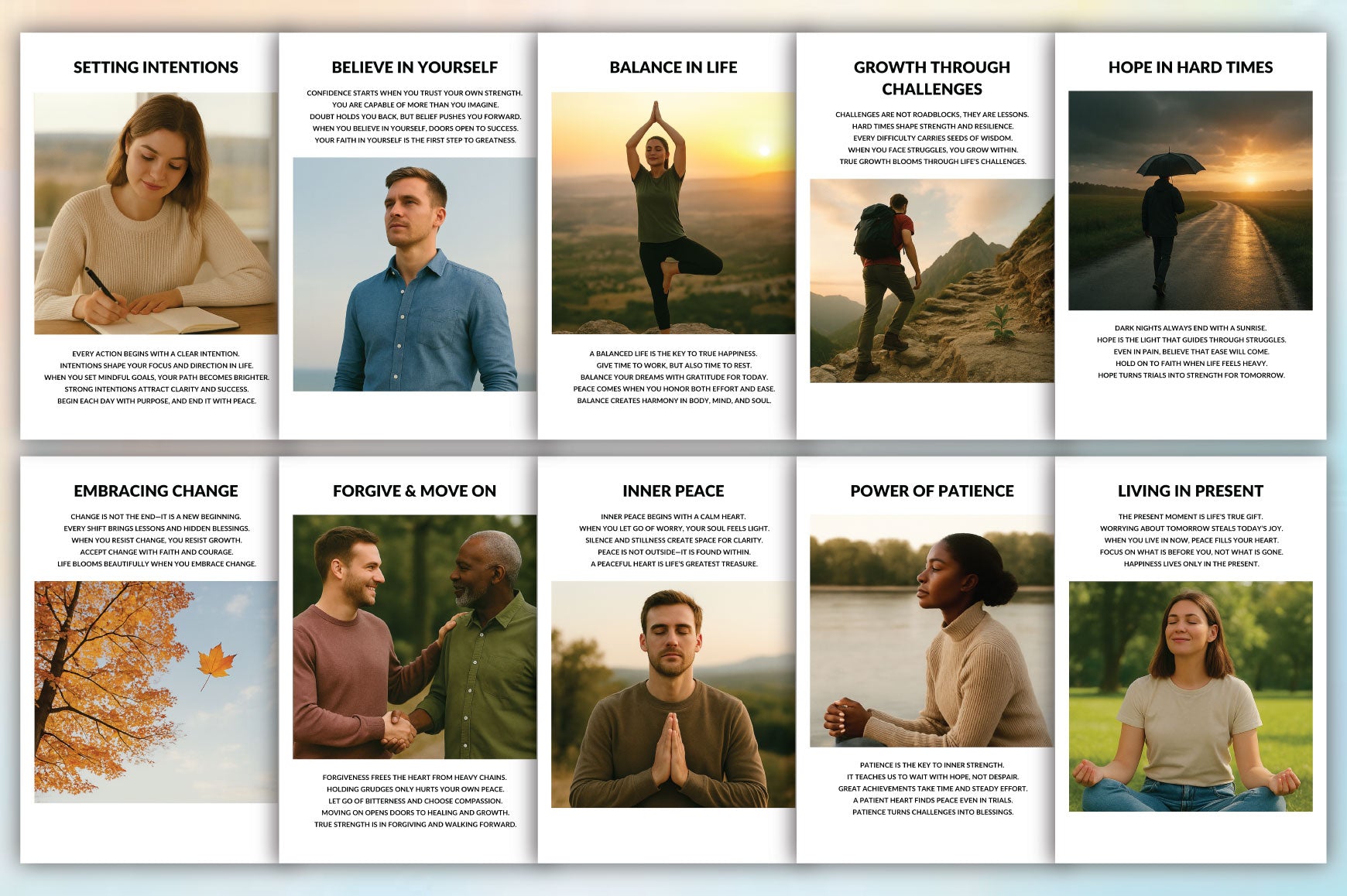 Self Reflection Guidebook Planner