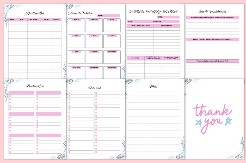 Bible Devotional Planner