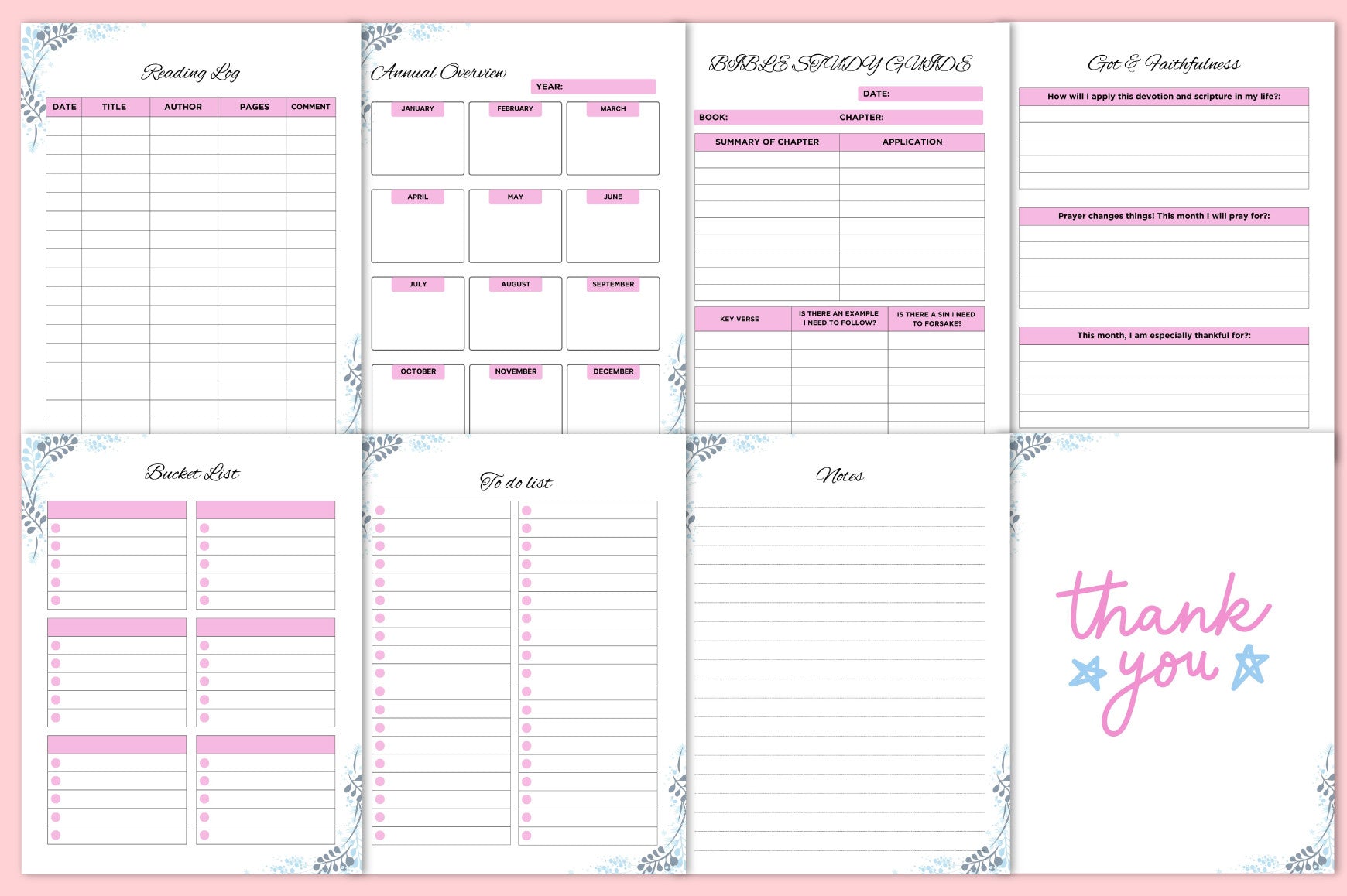 Bible Devotional Planner