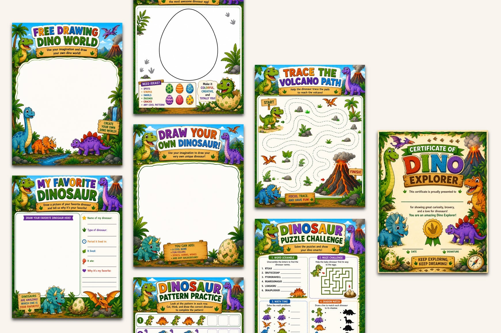 Dino Learning Adventure