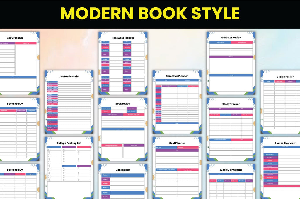Student Success Method Planner