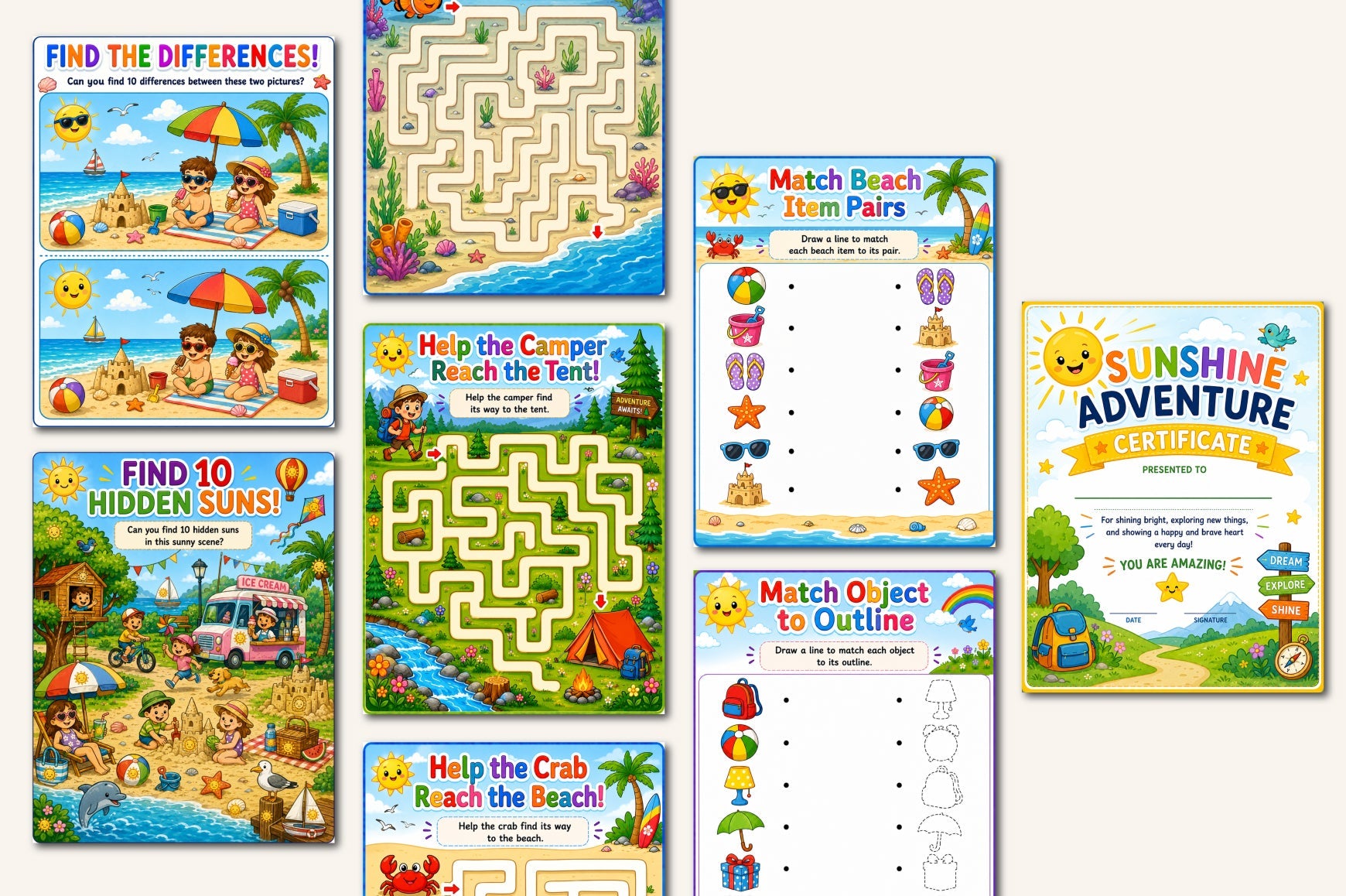 Sunshine Adventures Workbook