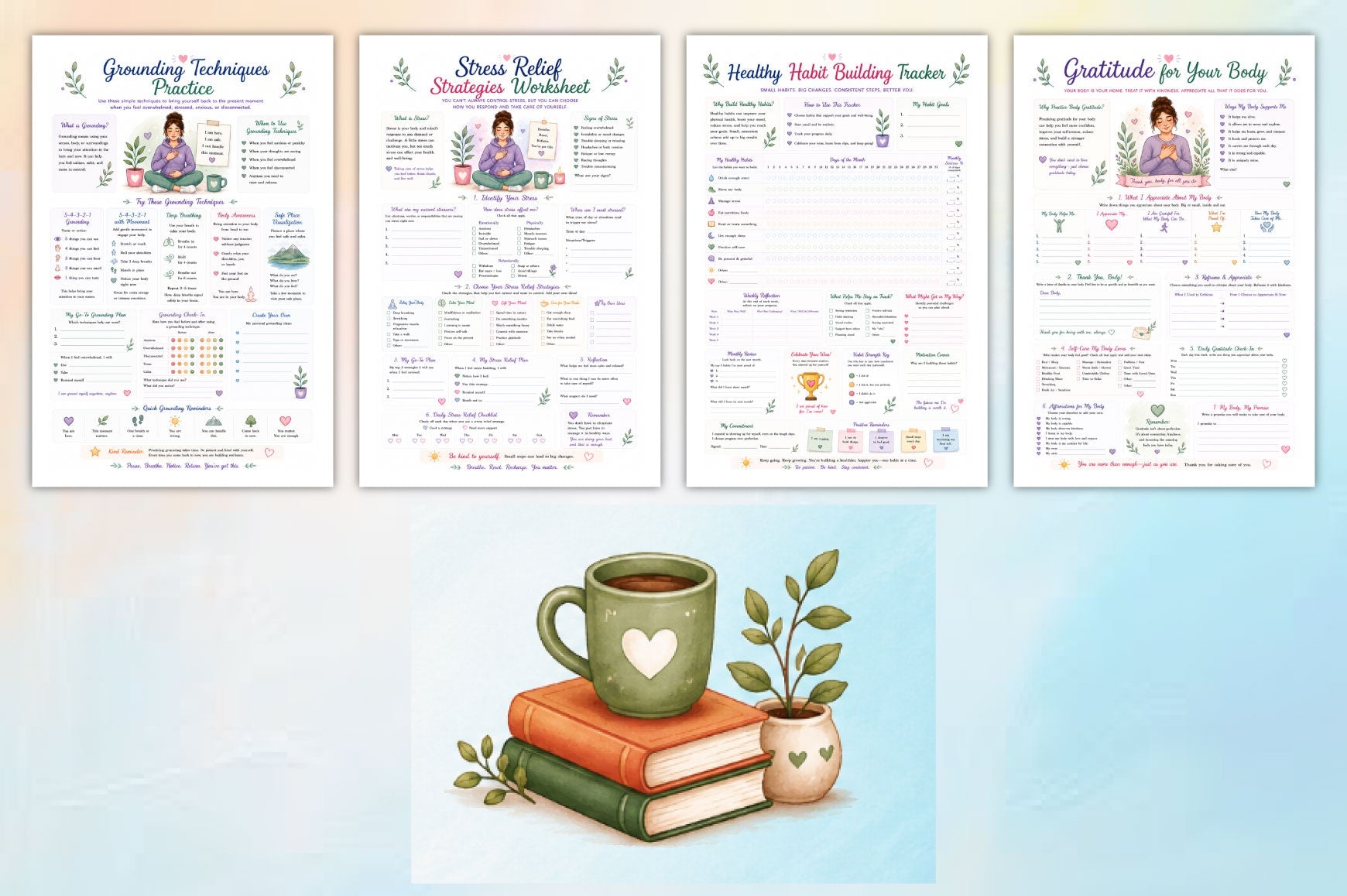 Body Mindfulness And Self Care Workbook