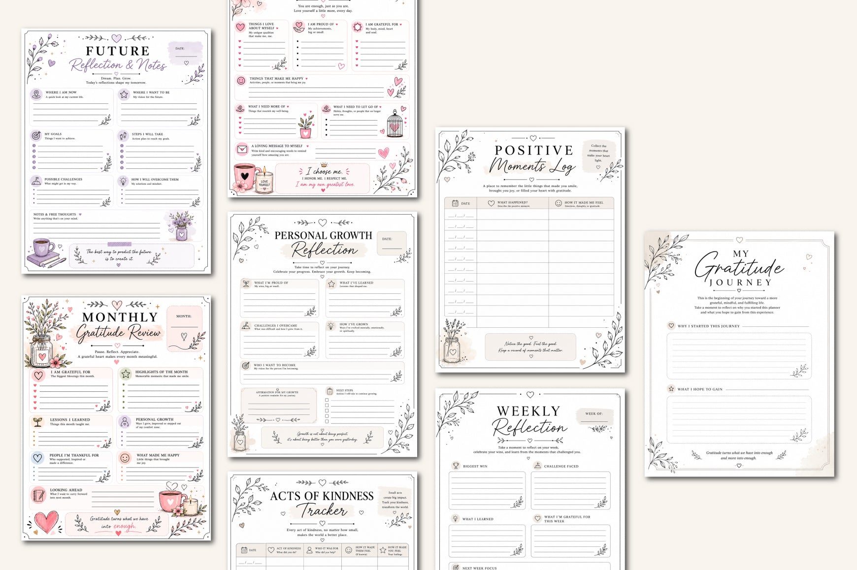 Gratitude And Reflection Planner