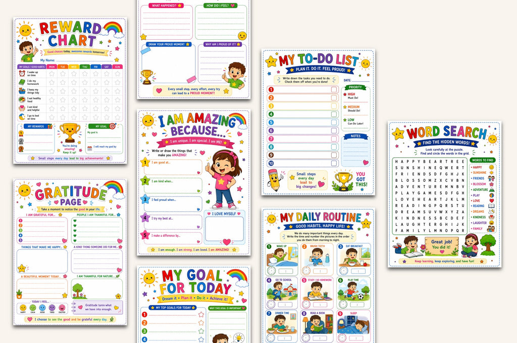 Adhd For Kids Workbook