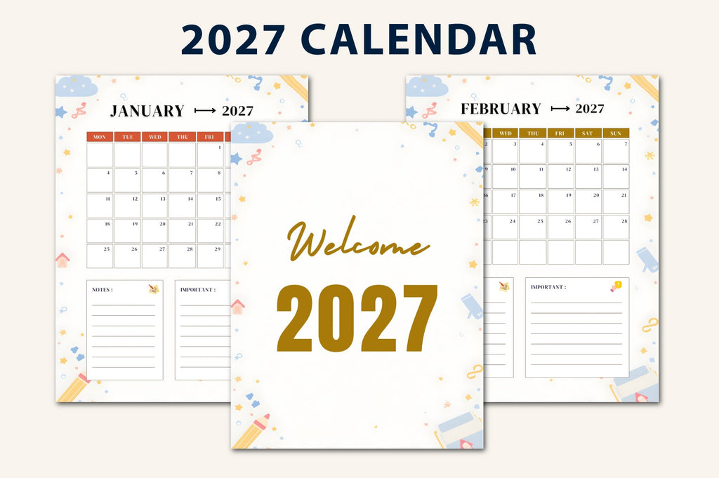 School Year Kids Planner
