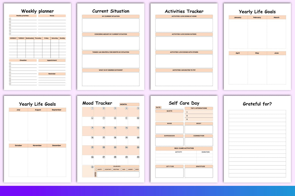 Anxiety Journal for Stress Relief
