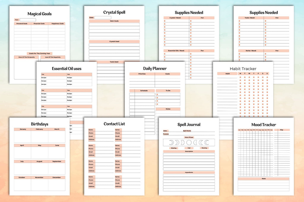 Witchy Planner