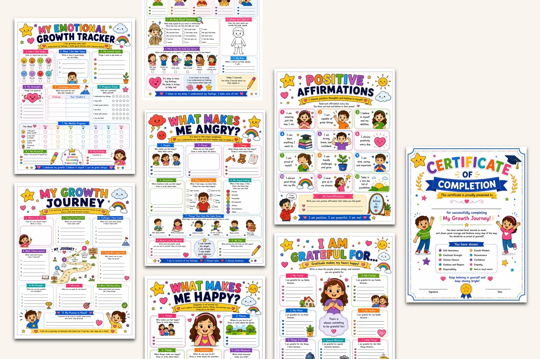 Self Esteem For Kids Workbook
