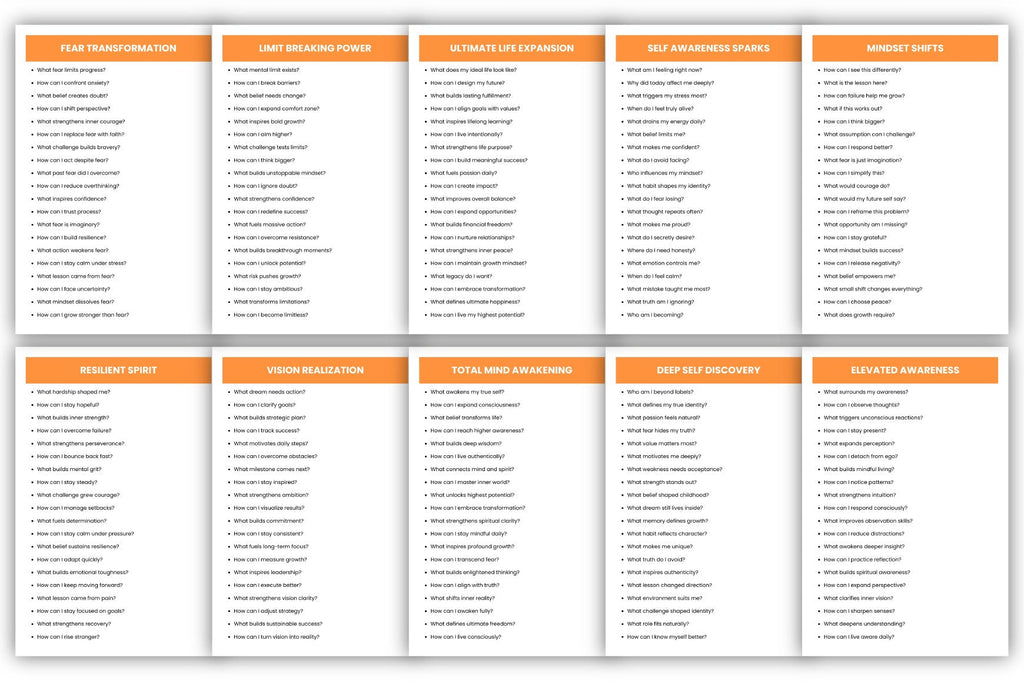 Mind Awakening Prompts for Inspiration