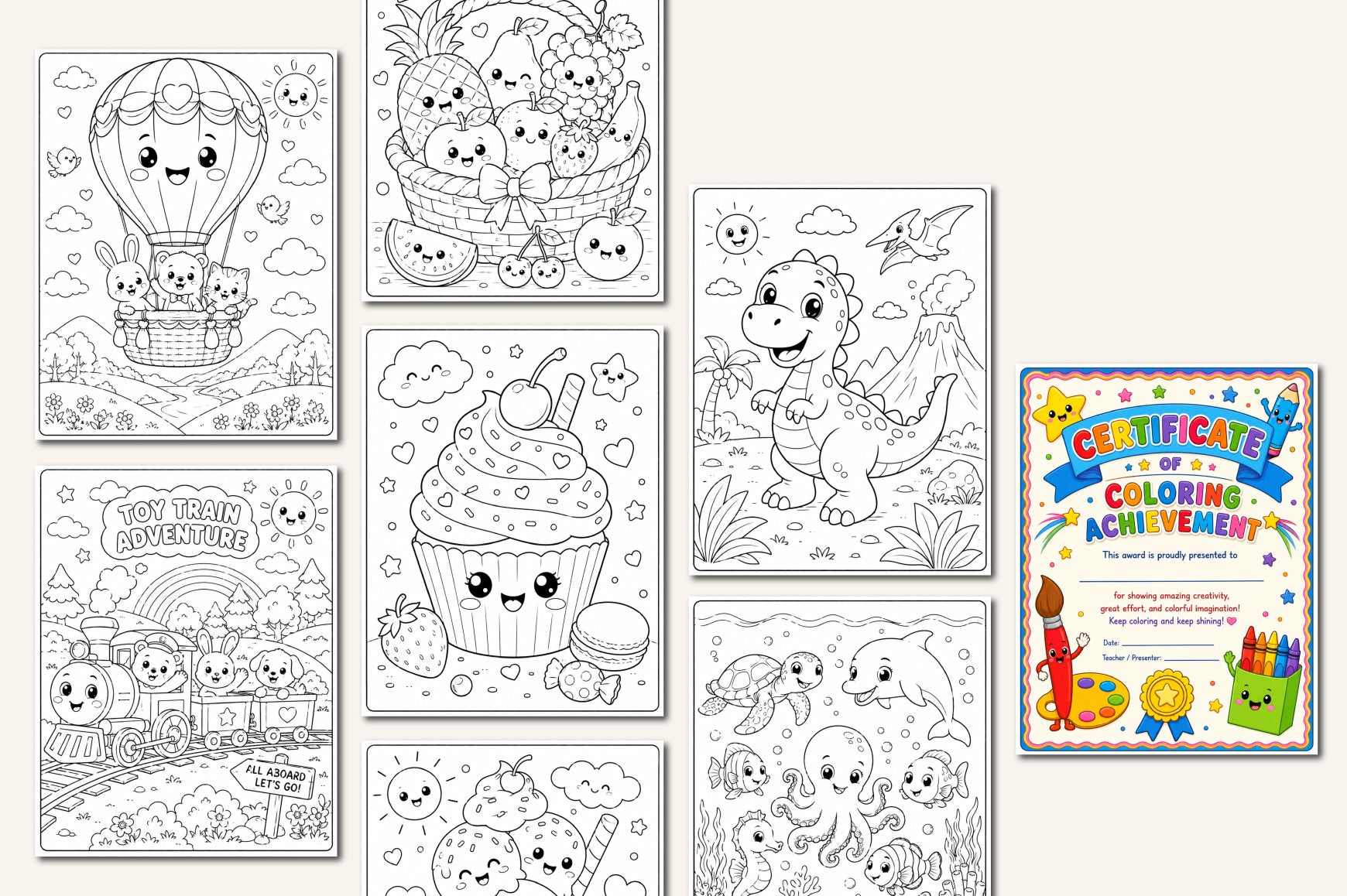 Happy Kids Coloring Fun