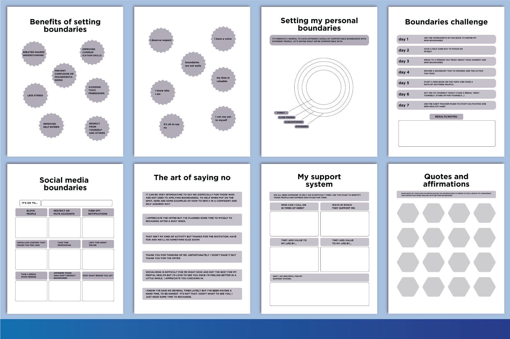Teen Boundaries Workbook for Personal Growth