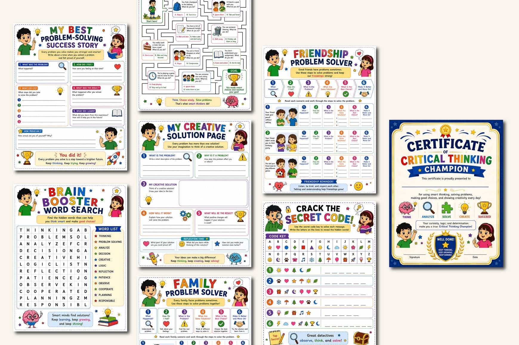 Critical Thinking For Kids Workbook