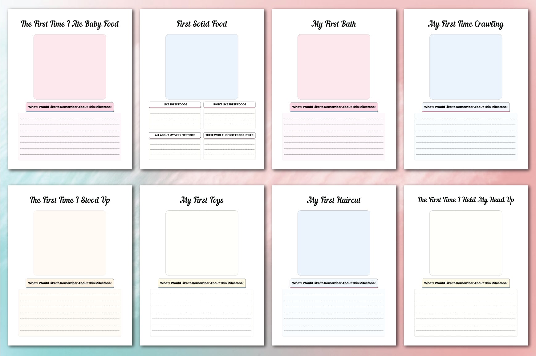 Baby Memory Planner
