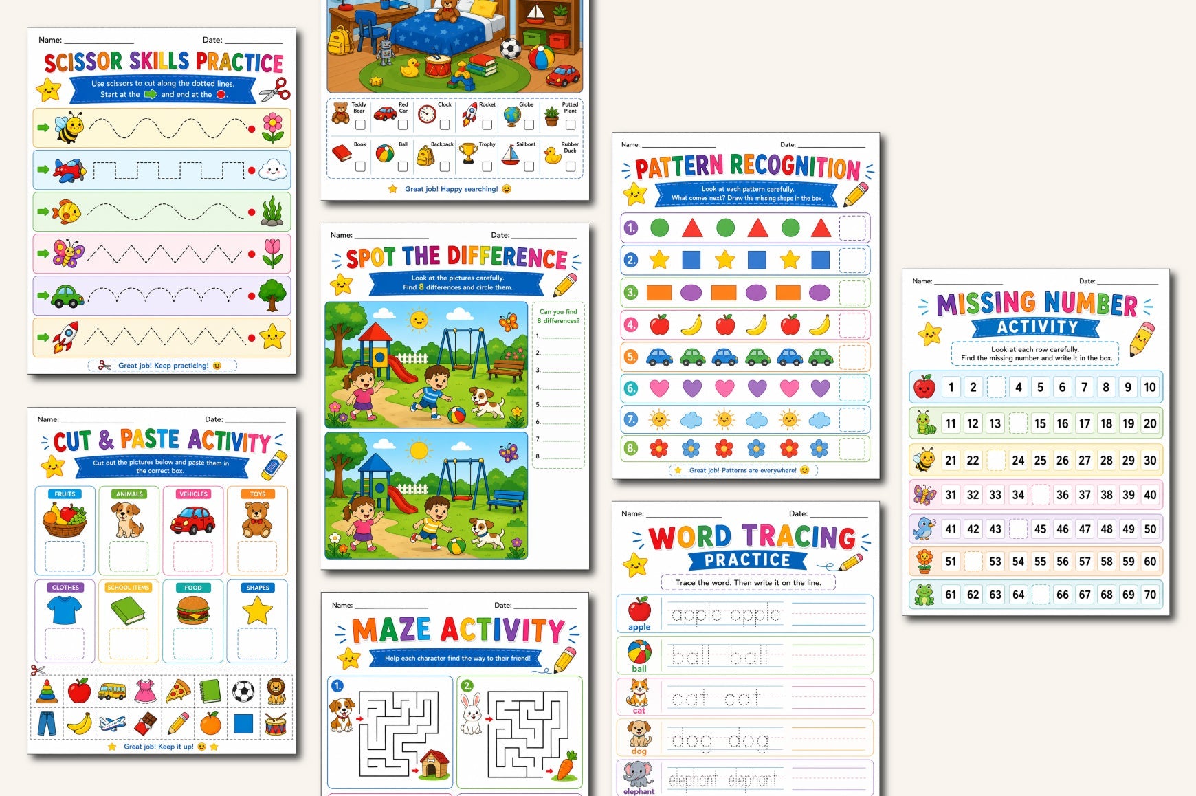 Tiny Thinkers Workbook